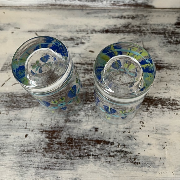 Marcrest Swiss Alpine Chalet Juice Glasses MCM 60’s Weighted 8oz Set of 2 EVC - Picture 8 of 10